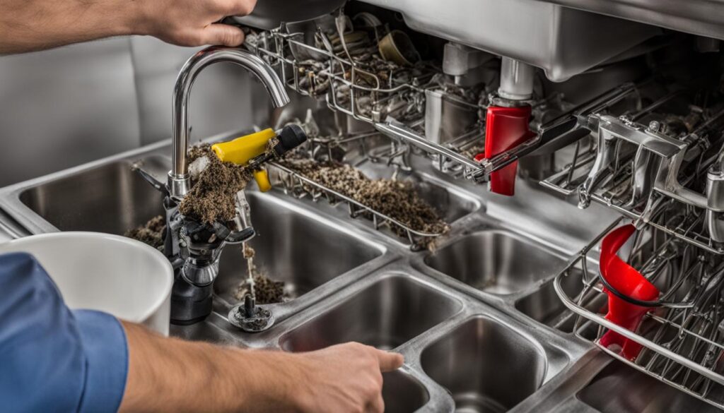 dishwasher plumbing repair